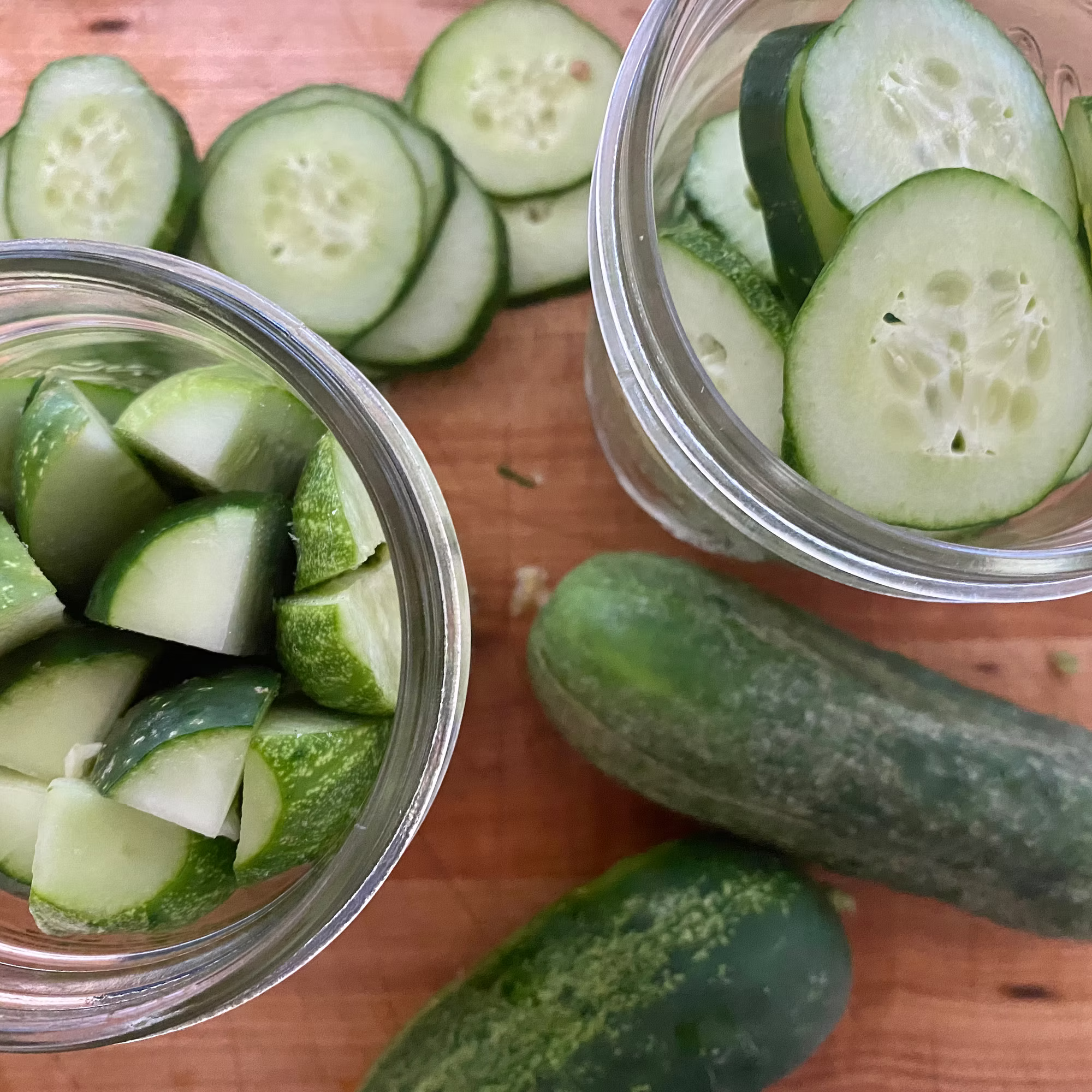 Spiced Dill Vinegar Pickles
