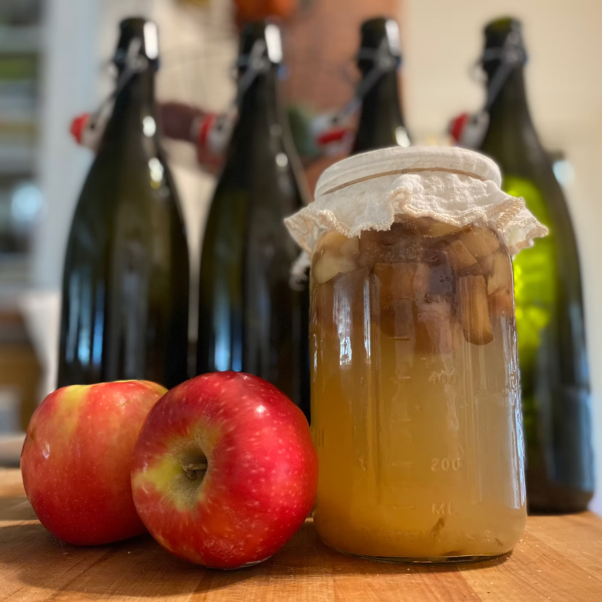 Fruit Scrap Vinegar