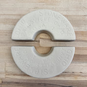 Stoneware Fermentation Crocks 1-Gallon Weights (Individual) - Preserved Oakland