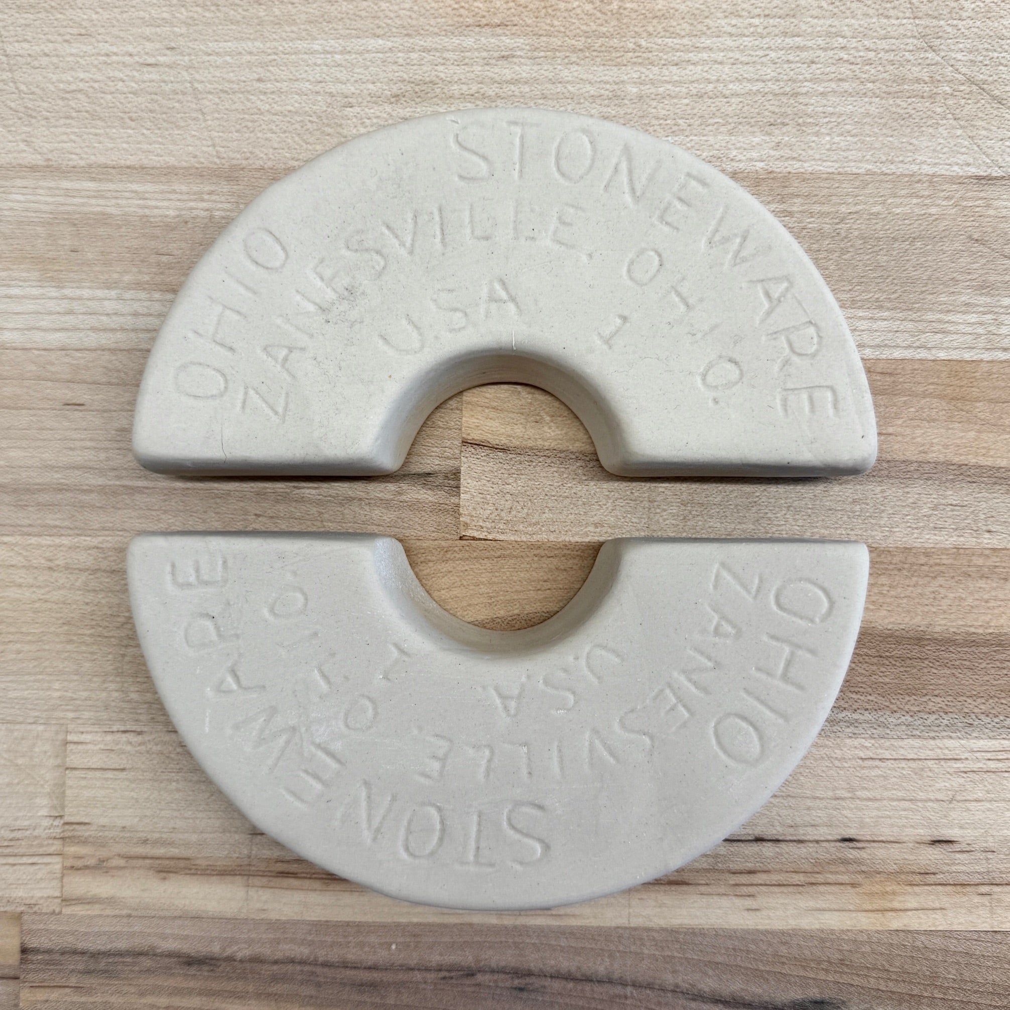 Stoneware Fermentation Crocks 1-Gallon Weights (Individual) - Preserved Oakland