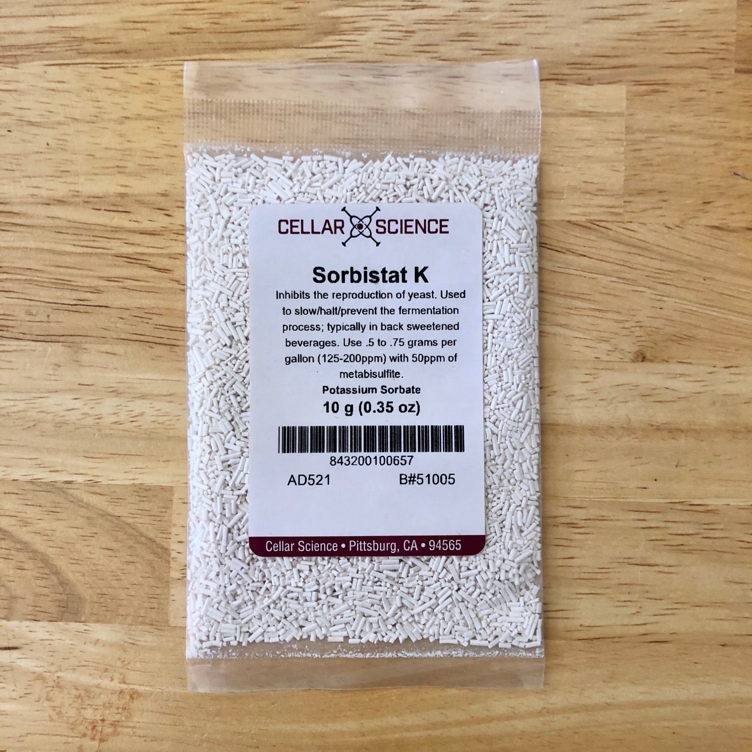 Potassium Sorbate - Preserved Oakland