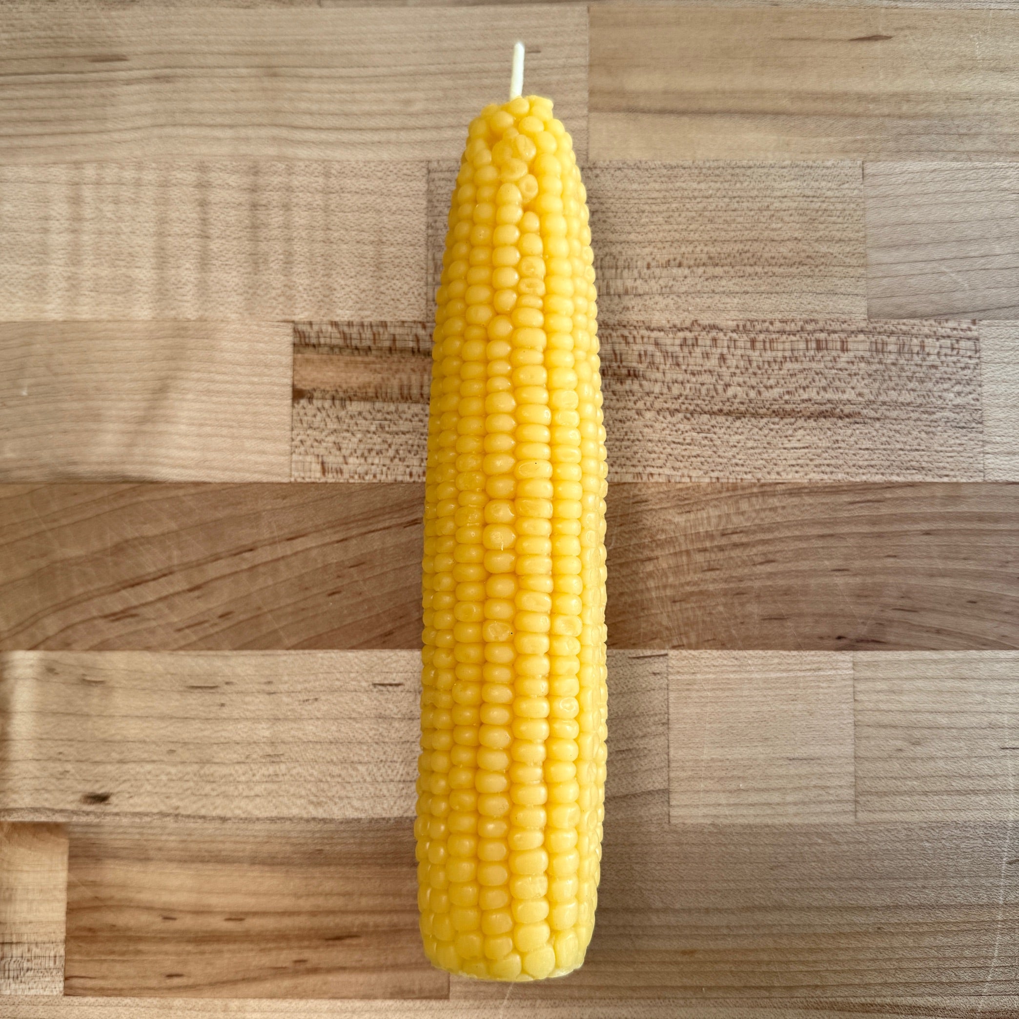 Happy Organics Produce Candles Large Corn (Yellow) - Preserved Oakland