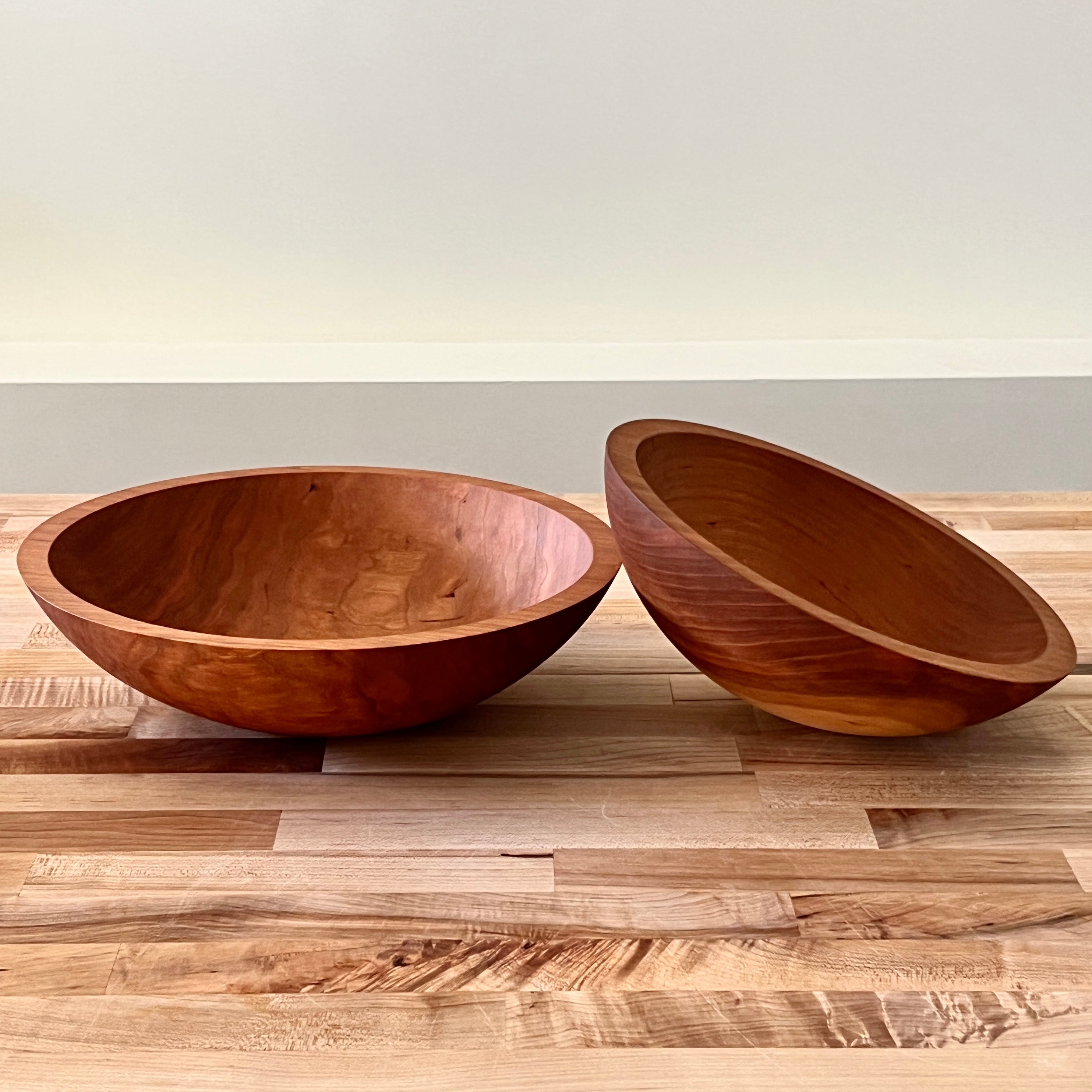 Holland Bowl Mill Cherry Wood Bowl - Preserved Oakland