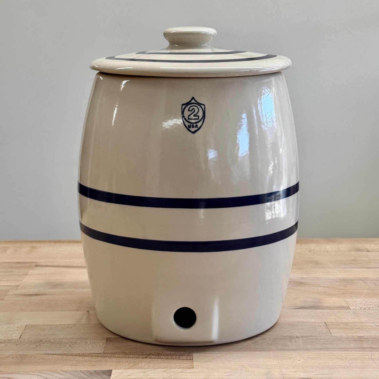 2 Gallon Stoneware Drink Dispenser - Preserved Oakland