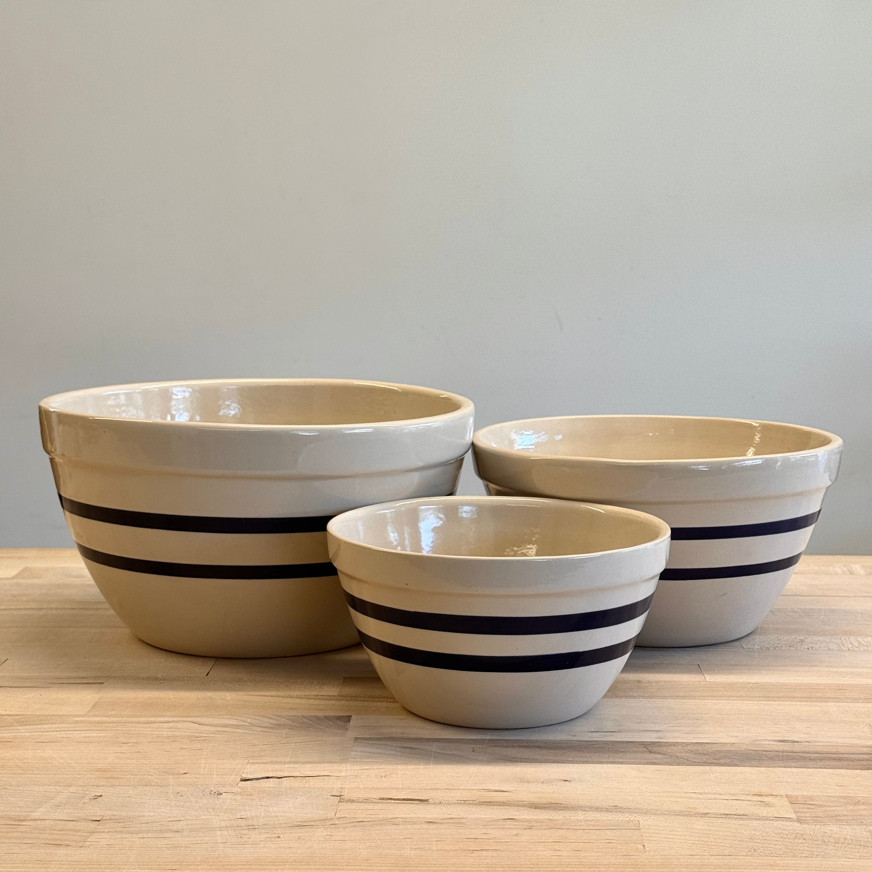Ohio Stoneware Mixing Bowls - Preserved Oakland